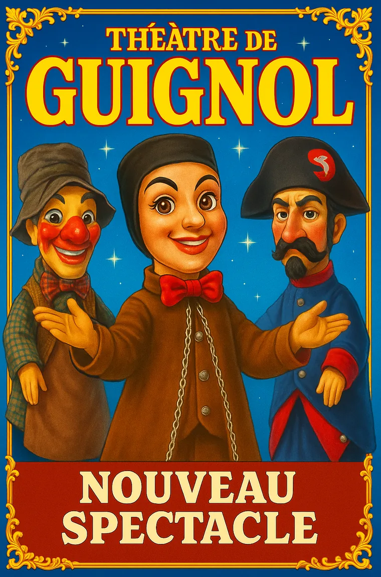 Affiche du Théâtre de Guignol, nouveau spectacle de la Depaz Show Company.